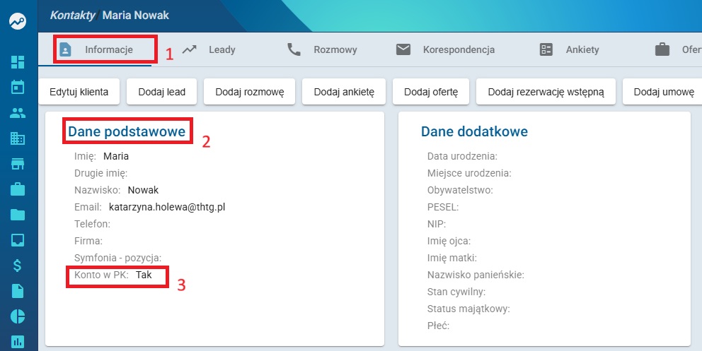 Karta klienta